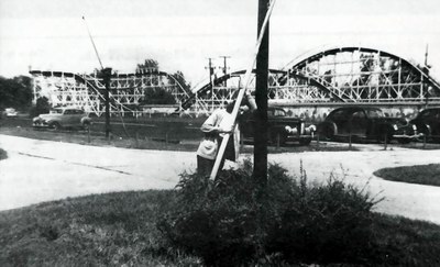 Jefferson Beach - Roller Coaster (newer photo)